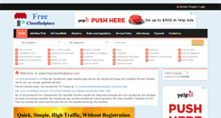 Desktop Screenshot of freeclassifiedplace.com